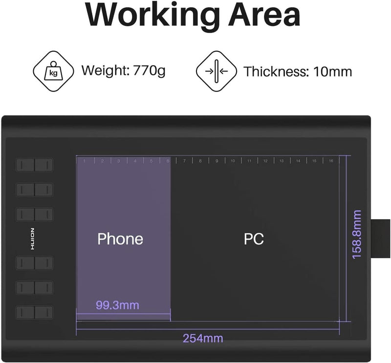 HUION Inspiroy Graphics Drawing Tablet