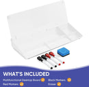 VUSIGN Glass Desktop Whiteboard Small