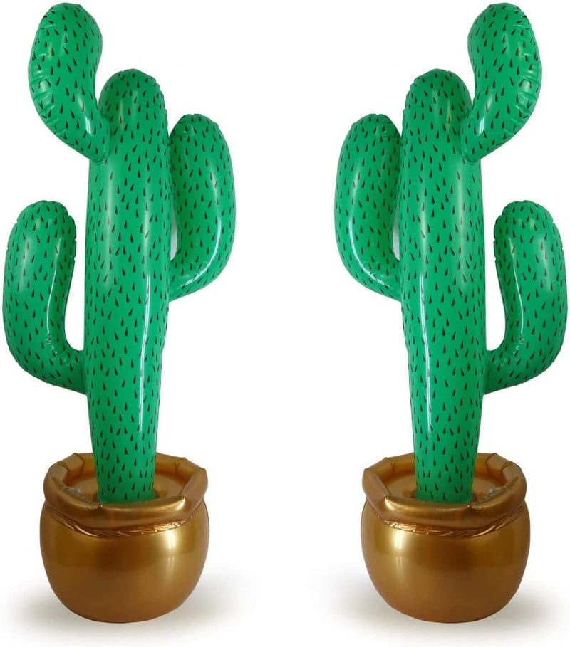 2 Pack Inflatable 36" Cactus Prop Décor