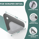 Food Scraper 2-in-1 Pot and Pan Dish Scraper