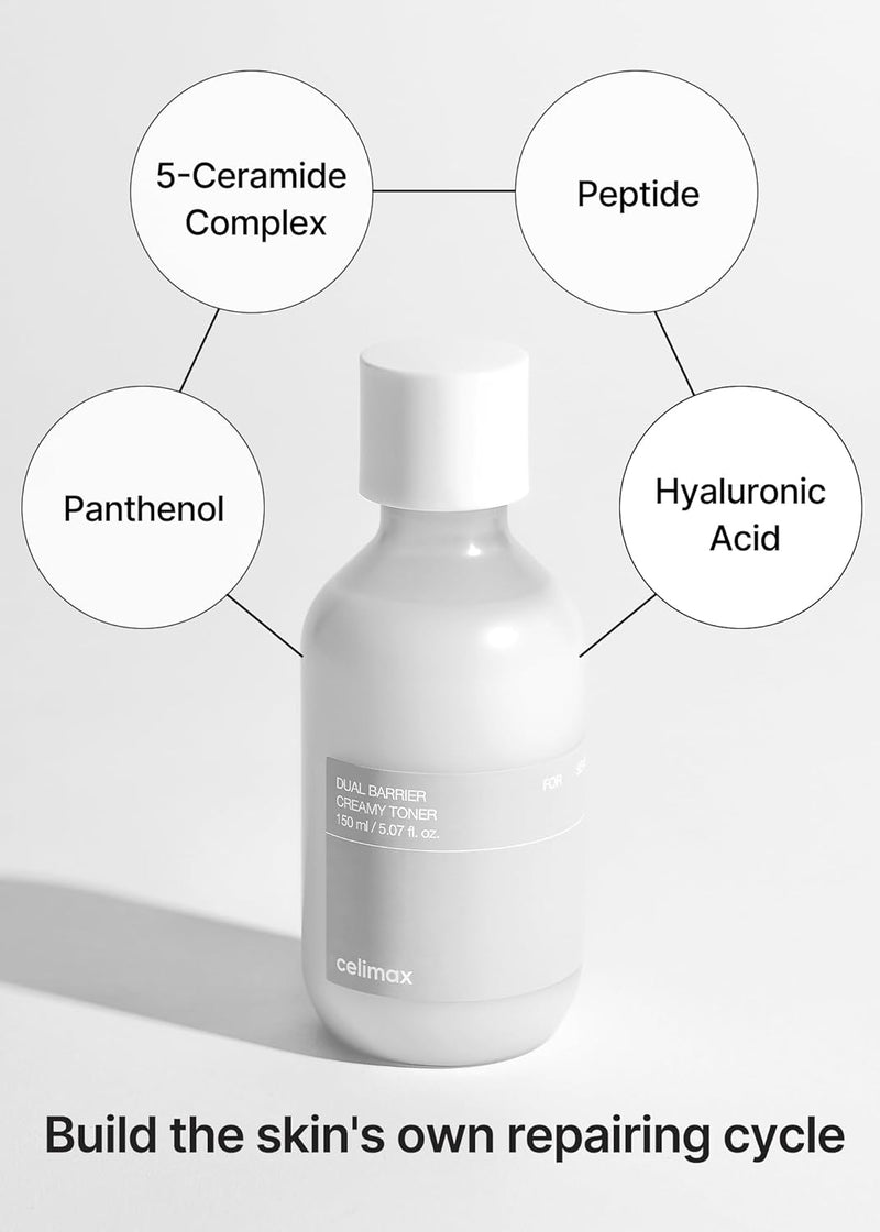 Celimax dual barrier creamy toner