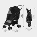 Easy-Foldable Dog Cage Stroller