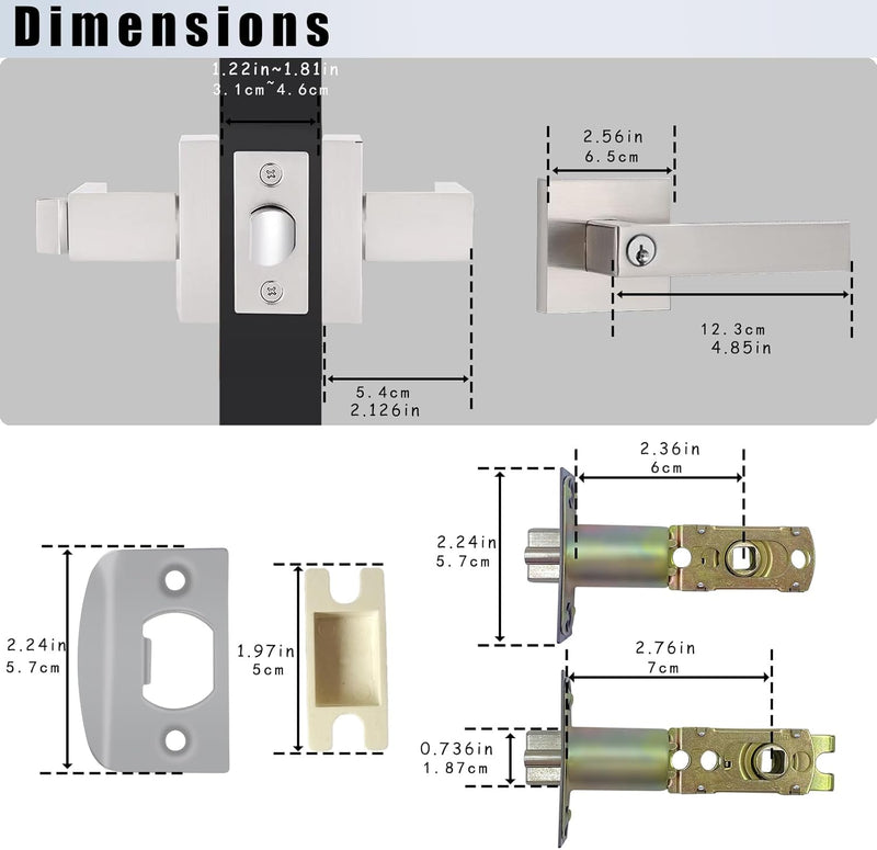 Door Handle Heavy Duty for Bedroom