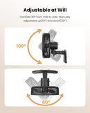 Quiet Small Wall Fan with Timer