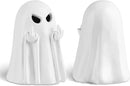 Halloween Middle Light Up Ghost Figurine,5.1" Large Cute Spooky Ghost Statue