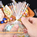 ZGORENDZ 120 PCS Clear Cellophane Treat Bags
