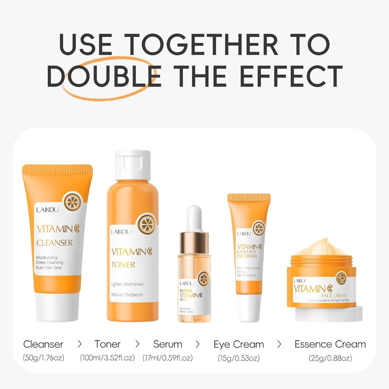 Skin Care Set Vitamin C Women