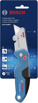 Folding Utility Knife Integrated Blade Storage