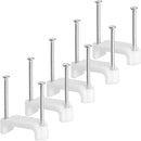 Cable Clips with Steel Nails, 200 pcs