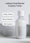 Celimax dual barrier creamy toner