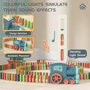 Domino Train Toy for Kids, Automatic Stacking Set
