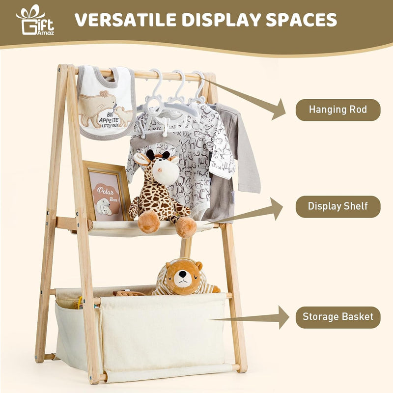 Wooden Baby Shower Crate Closet