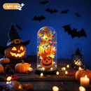 Halloween Decor -Jack-o'-Lantern- Decorations  - Adorably Spooky Light-Up Pumpkin