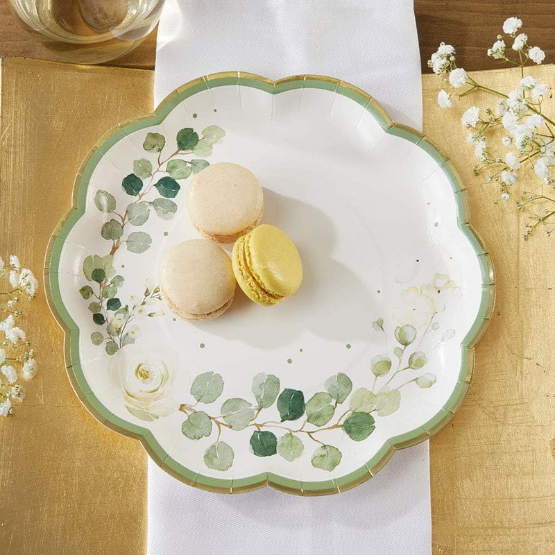 Floral Botanical Garden 62 Piece Plates