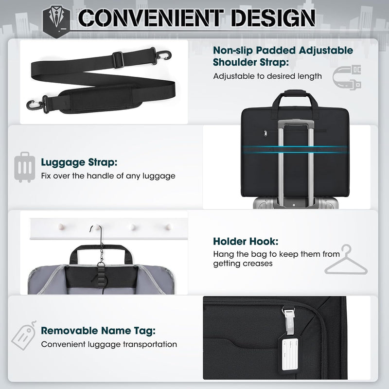 RAINSMORE Garment Bags for Travel.