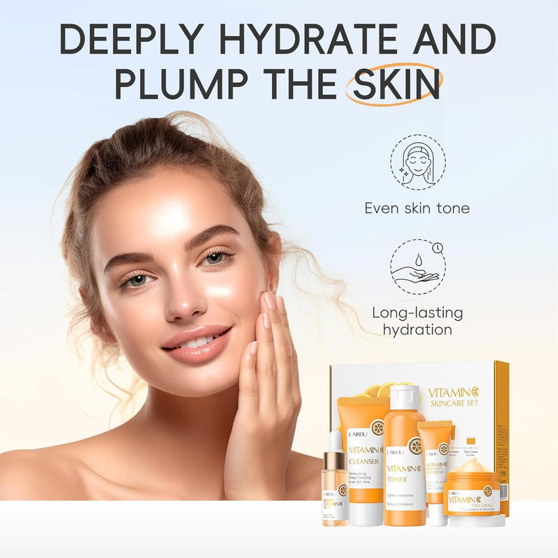 Skin Care Set Vitamin C Women