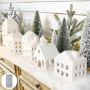Christmas Decorations - Christmas Village Sets of 5 Lighted Ceramic Houses