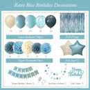 Blue Birthday Decorations - Blue Party Decor Balloons