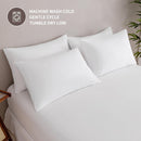 White Pillow Cases Set of 4 Queen Size - Super Soft, Smooth and Breathable Pillow