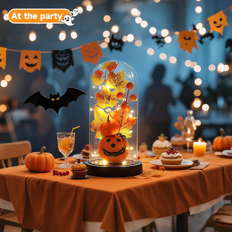 Halloween Decor -Jack-o'-Lantern- Decorations  - Adorably Spooky Light-Up Pumpkin