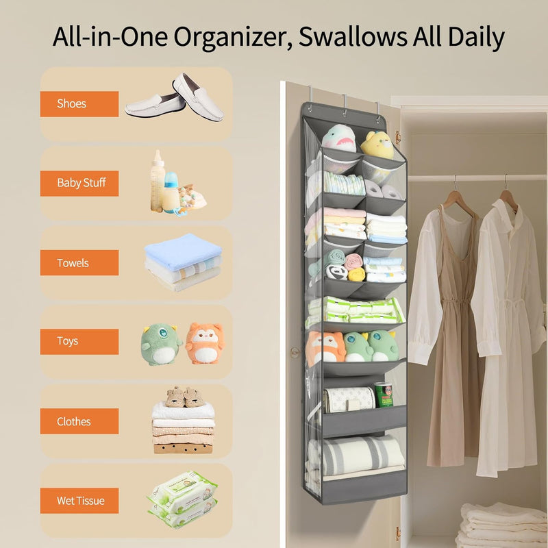 Yecaye Over the Door Shoe Organizer.