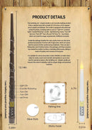 Flameless Floating Candles with Wand，12 Pcs Magic LED Hanging Taper Candles