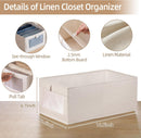 8 Pack Closet Storage Bins