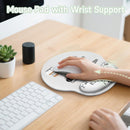 Cat Ergonomic Mouse Pad with Wrist Rest