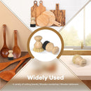 Cutting Board Oil Wax Applicator and Scrub Brush Set