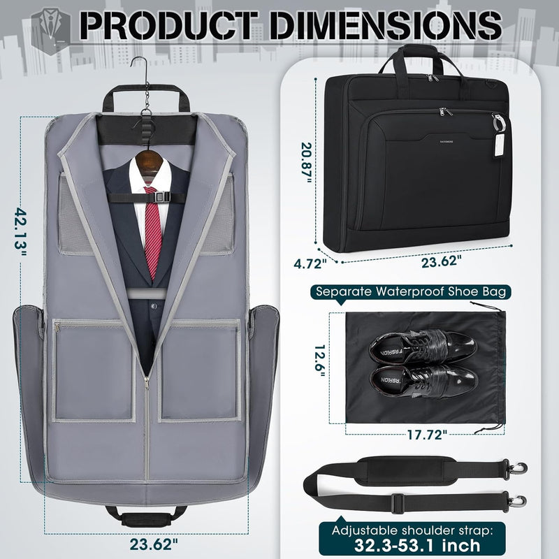 RAINSMORE Garment Bags for Travel.