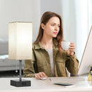 Table Lamp set of 2,3-Color Bedside Lamps with Pull Chain Table Lamps