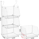 X-cosrack 3 Tier Foldable Closet Organizer