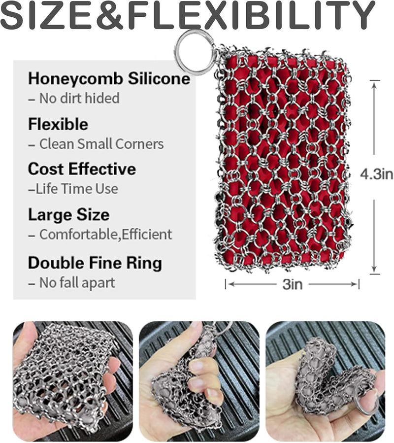 Herda 316L Cast Iron Scrubber Cleaner