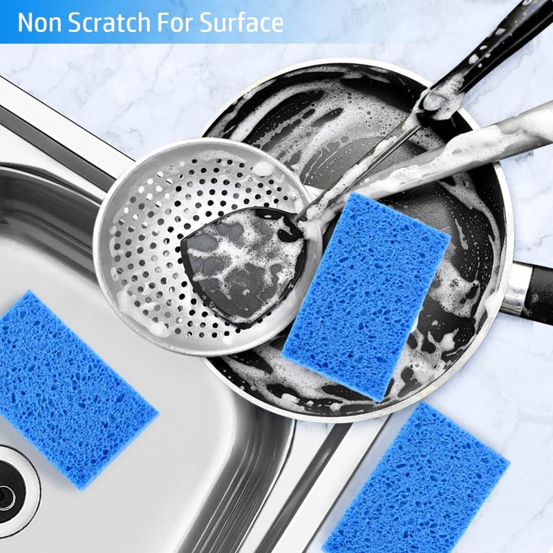 Mcyye 4PCS Compressed Kitchen Sponges