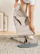 BabyBjörn Bouncer Bliss, Sand Gray, Woven, Classic Quilt