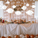 10 PCS 3D Cloud Decorations White Hanging Clouds