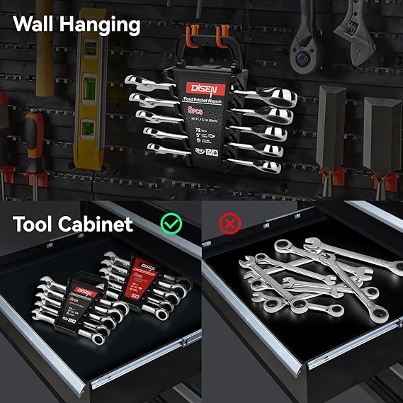 DISEN Ratcheting Wrench Set