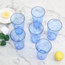 Unbreakable Plastic Drinking Glasses [Set of 6] Shatterproof Tumblers