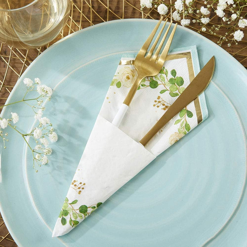 Floral Botanical Garden 62 Piece Plates