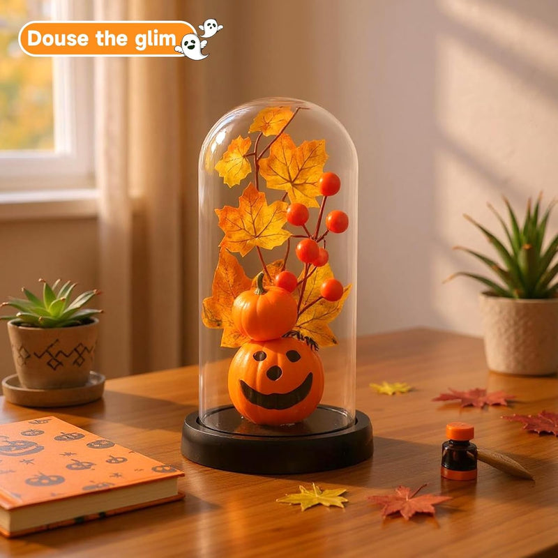 Halloween Decor -Jack-o'-Lantern- Decorations  - Adorably Spooky Light-Up Pumpkin