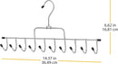 Whitmor 10 Hook Accessory Hanger