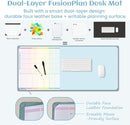 Multi-Functional Dual-Layer Desk Mat, Dry Erase Calendar