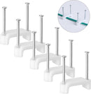 Cable Clips with Steel Nails, 200 pcs