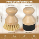 Cutting Board Oil Wax Applicator and Scrub Brush Set