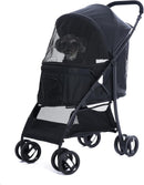 Easy-Foldable Dog Cage Stroller
