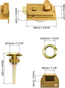 Night Latch Deadbolt Rim Lock