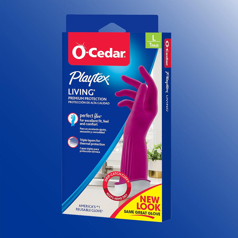 Playtex Living Reuseable Rubber Cleaning Gloves