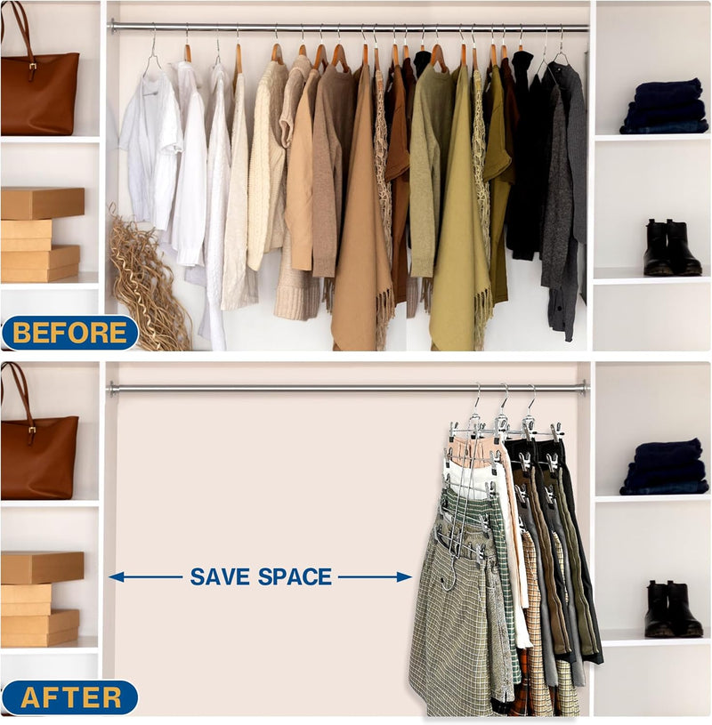 3 Piece Skirt Hanges Space Saving