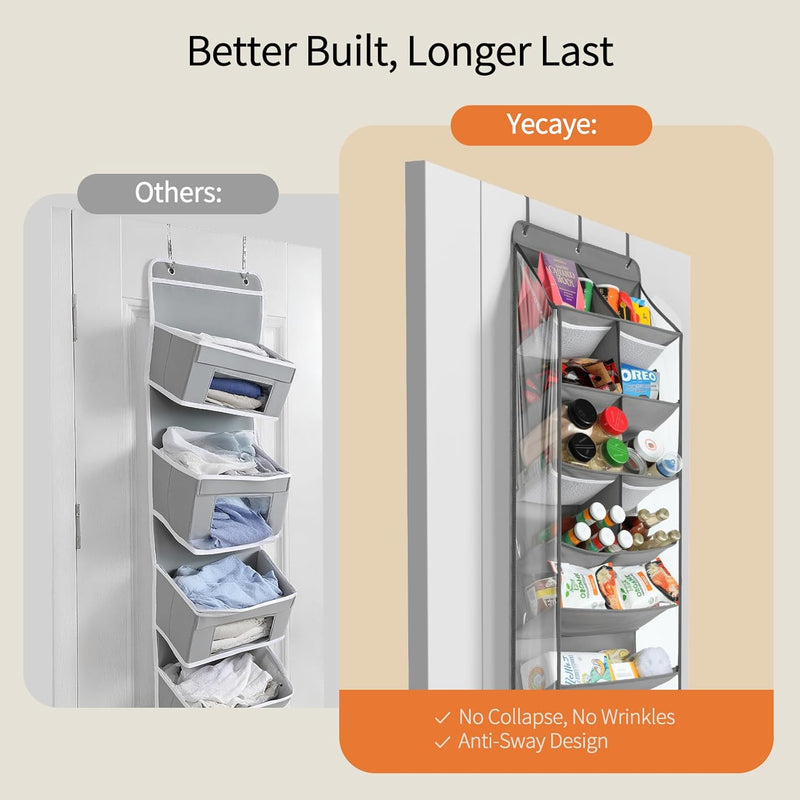 Yecaye Over the Door Shoe Organizer.