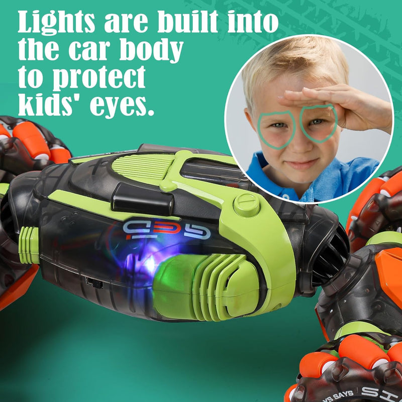 Gesture sensing rc stunt car